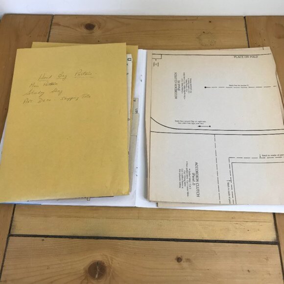 Starburst Quilted Handbag Hand Made Patchwork Organizer Purse + Sewing Pattern - Picture 4 of 16